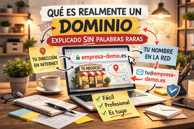 Qué es realmente un dominio (explicado sin palabras raras)