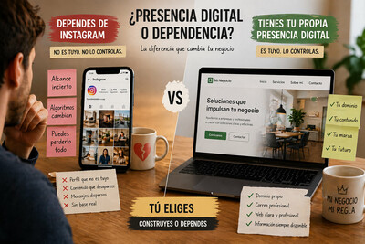 La diferencia entre tener presencia digital y depender de Instagram