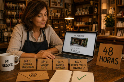 Cómo montamos en 48 horas la identidad digital de un negocio local